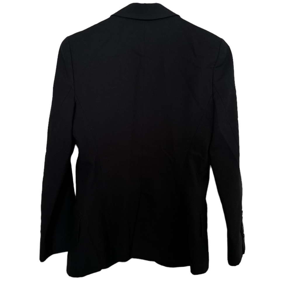 Zara Basic Solid Black Single Breasted Blazer Jac… - image 2